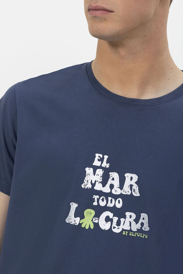 elPulpo Camiseta The Sea Everything Lo-cure Azul