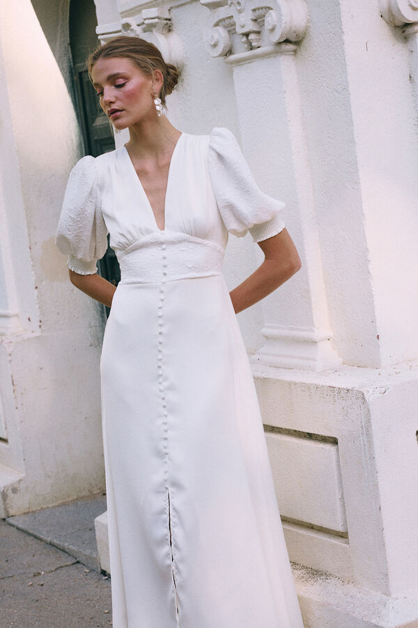 Pol&iacute;n Et Moi Vestido de noiva Cala Branco