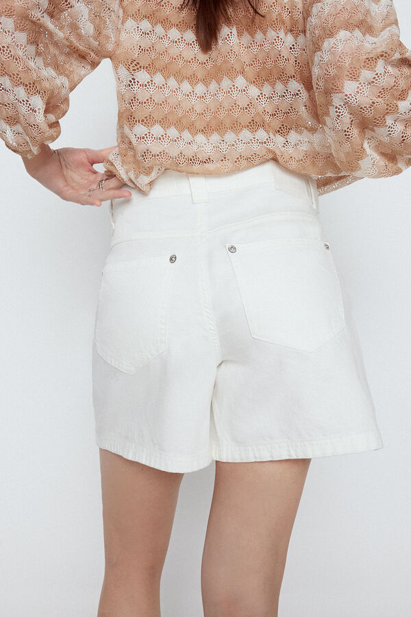 Slowlove Short Canes&uacute; delantero Blanco