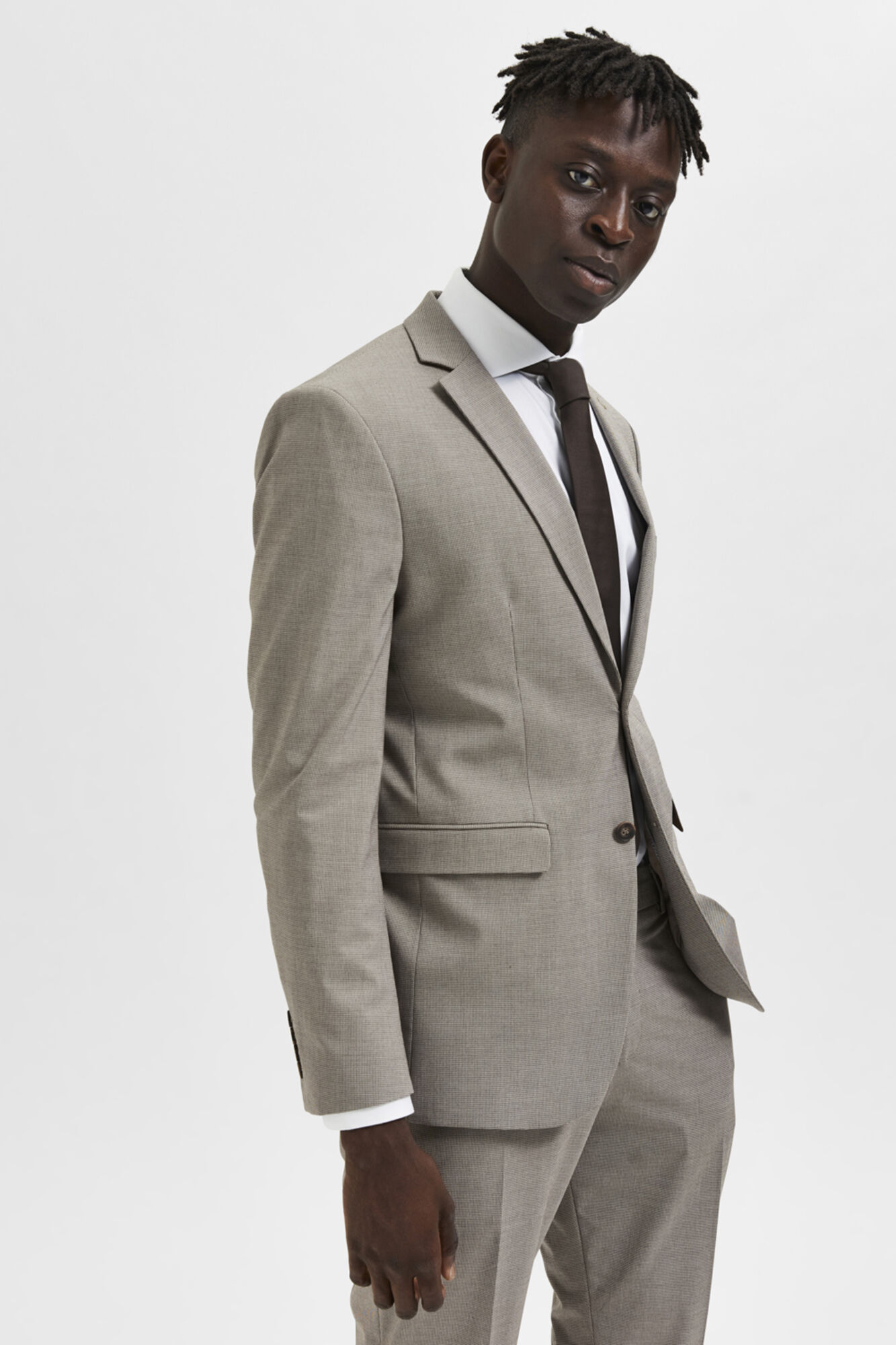 Selected Blazer slim fit estrutura 