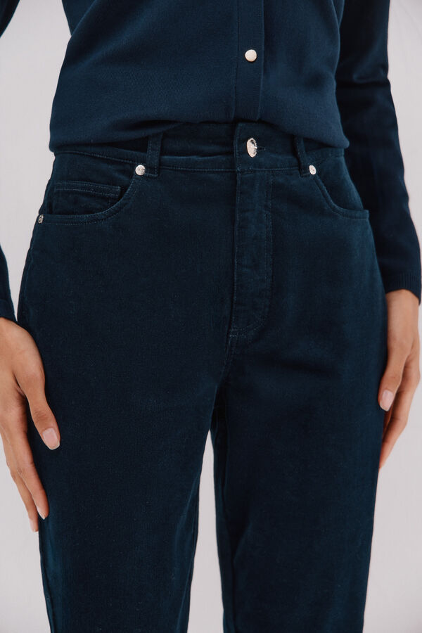 Cortefiel Pantalones Sensational pana Azul