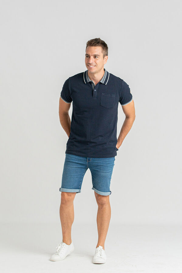 Privata Polo piqu&eacute; b&aacute;sico 100% algod&oacute;n Azul marino