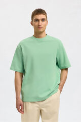 Selected Camiseta de manga curta com caimento solto Azul