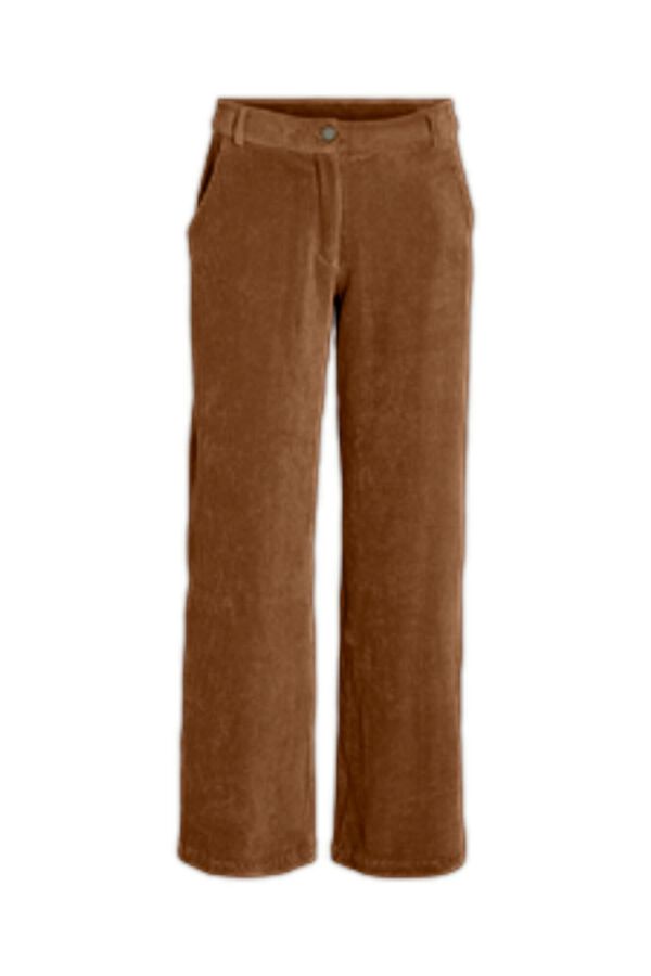 Vila Pantal&oacute;n largo de pana Marr&oacute;n