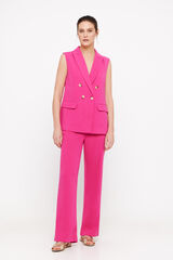 Cortefiel Cal&ccedil;a alfaiate rosa Subiu