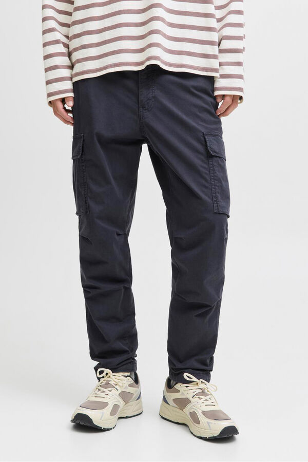 Jack & Jones Pantal&oacute;n cargo regular fit Azul oscuro