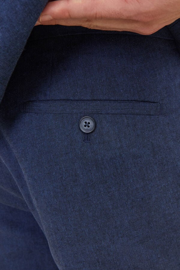 Jack & Jones Pantal&oacute;n chino formal slim fit Azul marino