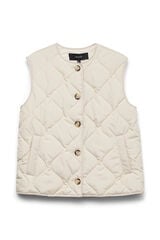 Vero Moda Colete acolchoado Tostado