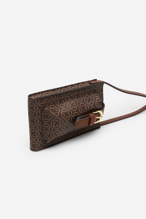 Cortefiel Portam&oacute;vil estampado Estampado marr&oacute;n