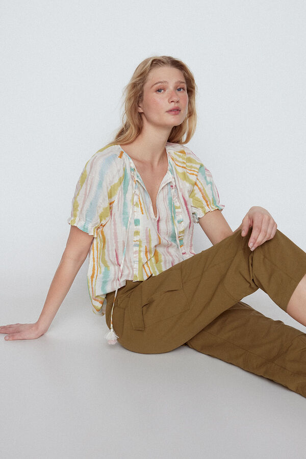 Slowlove Blusa estampada Multicolorido