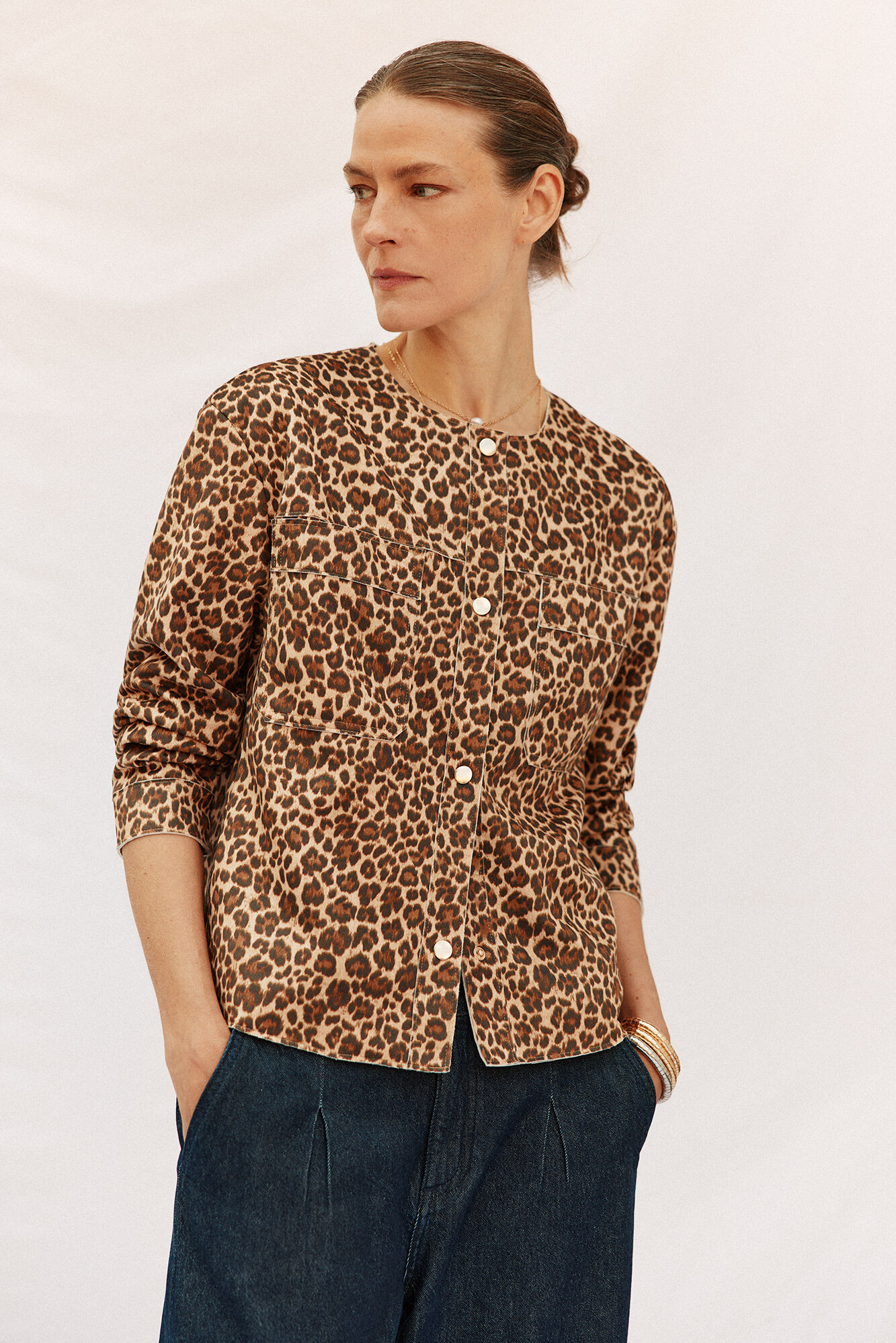 Cortefiel Cazadora efecto piel