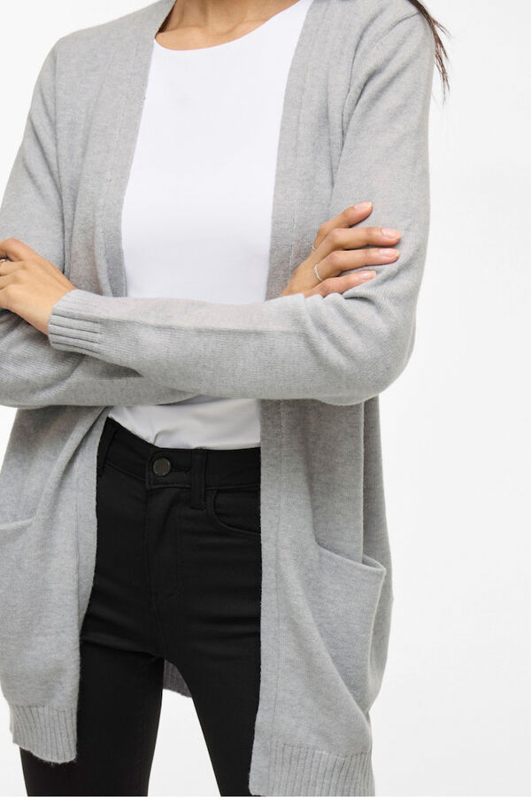 Vila Casaco de malha em viscosa Cinzento