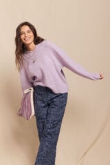 Slowlove Jersey perlado pico Lila