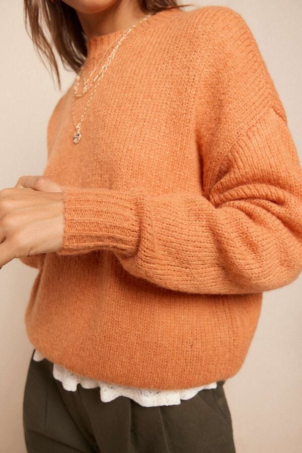 Slowlove Camisola b&aacute;sica Laranja