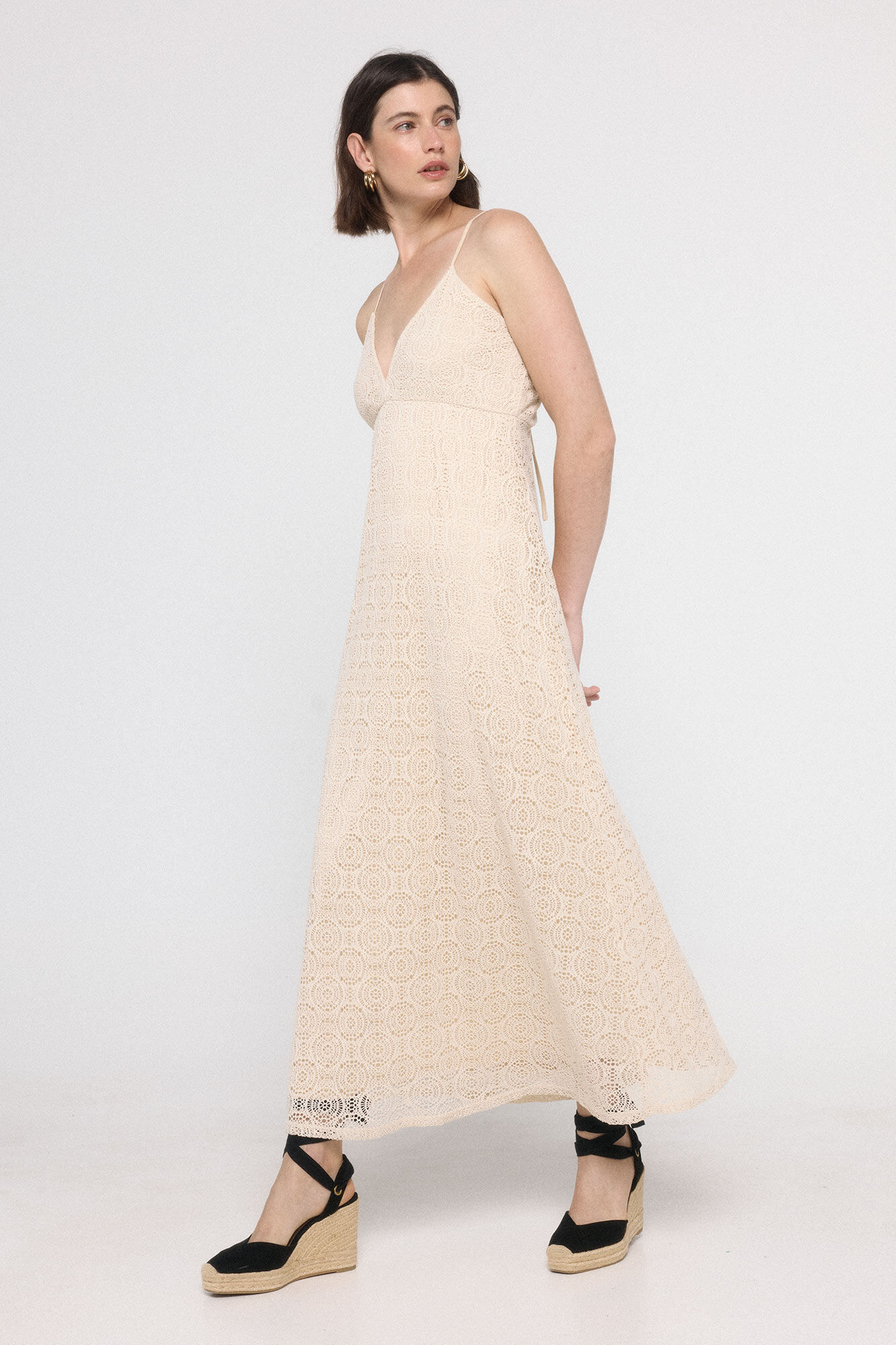 Vero Moda Vestido longo com vazado