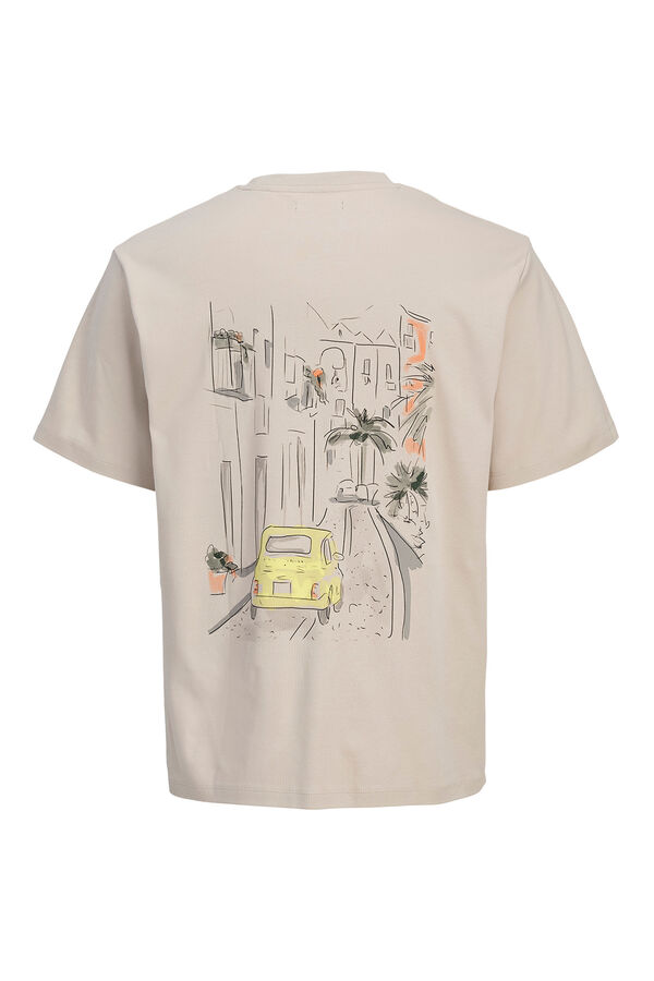 Jack & Jones Camiseta back print Gris