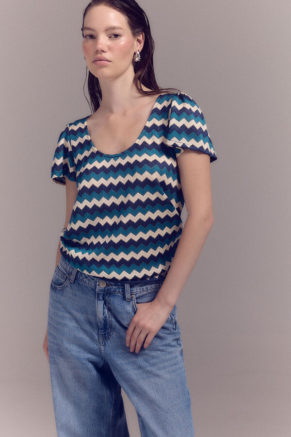 Slowlove T-shirt estrutura zic zacateca Impressão