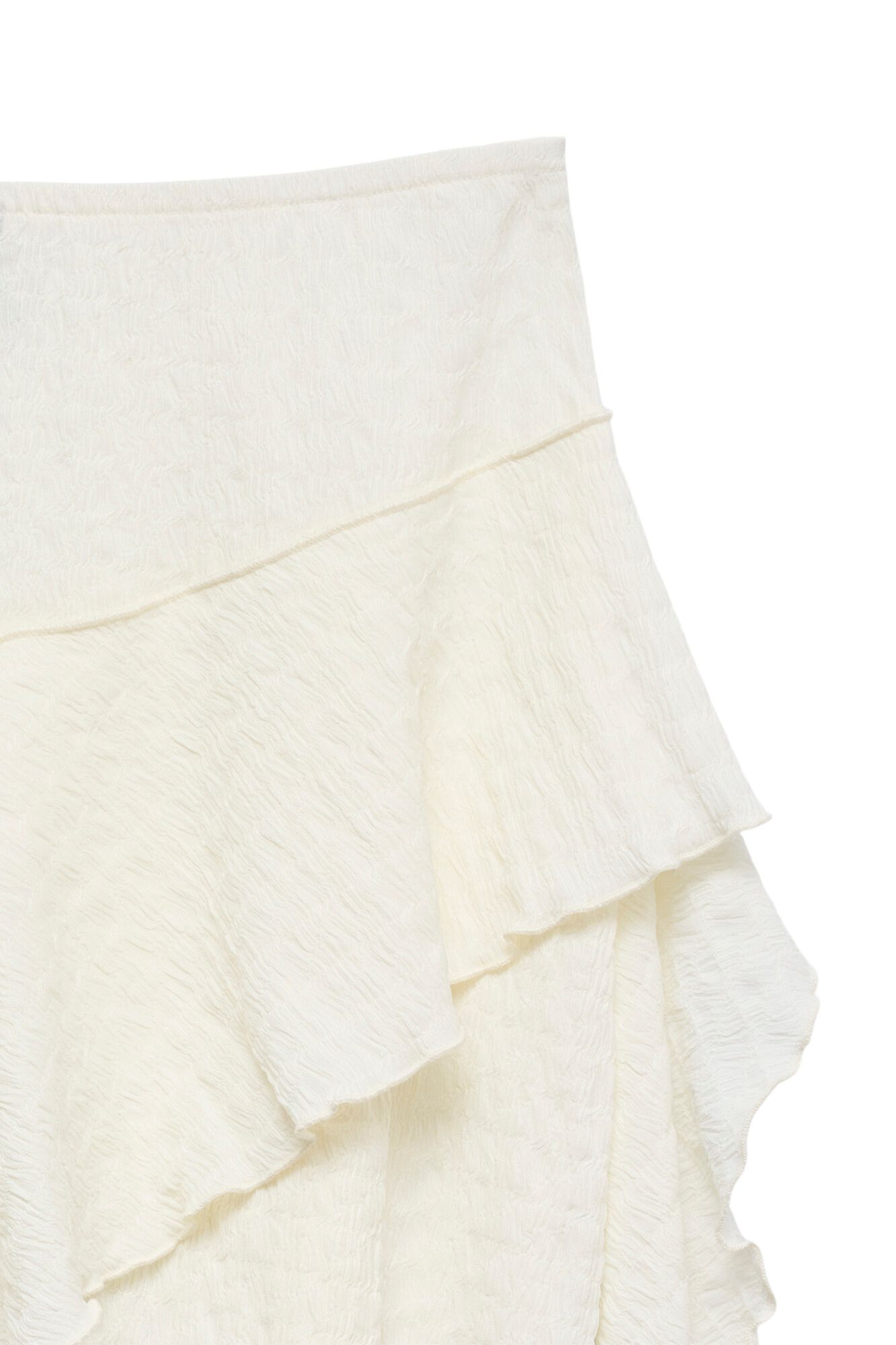 Vero Moda Saia com folhos assim&eacute;tricos