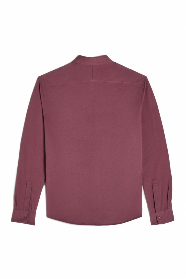 OOTO Camisa lisa de manga comprida Granada