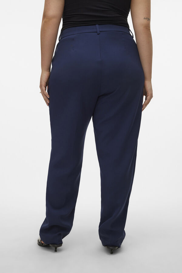 Vero Moda Curve Pantal&oacute;n de traje talla grande Azul marino