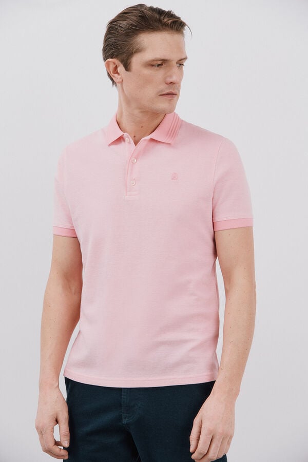 Cortefiel Polo oxford Vermelho