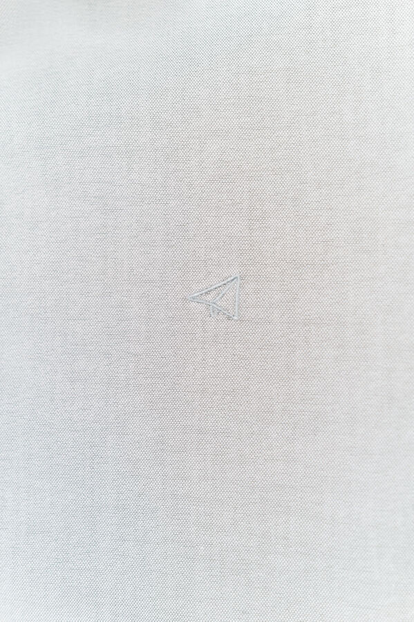 OOTO Camisa liso manga comprida Verde