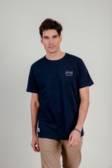 elPulpo T-shirt manga curta Azul