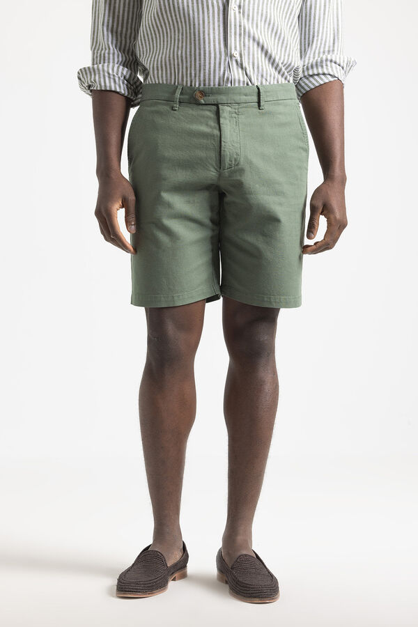 PuroEGO Bermuda microquadrado Verde