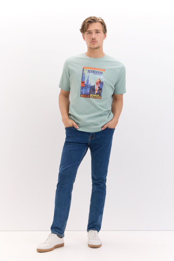 Cortefiel Camiseta agatha christie&reg; Kaki