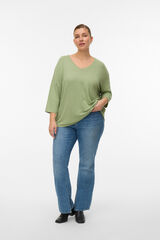 Vero Moda Curve Camiseta manga larga talla grande Verde