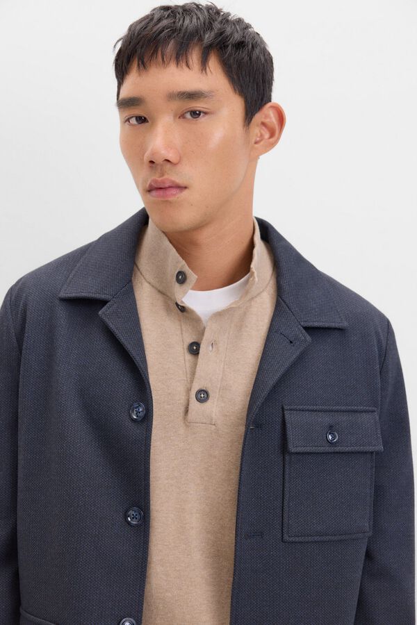 Cortefiel malha de malha Azul