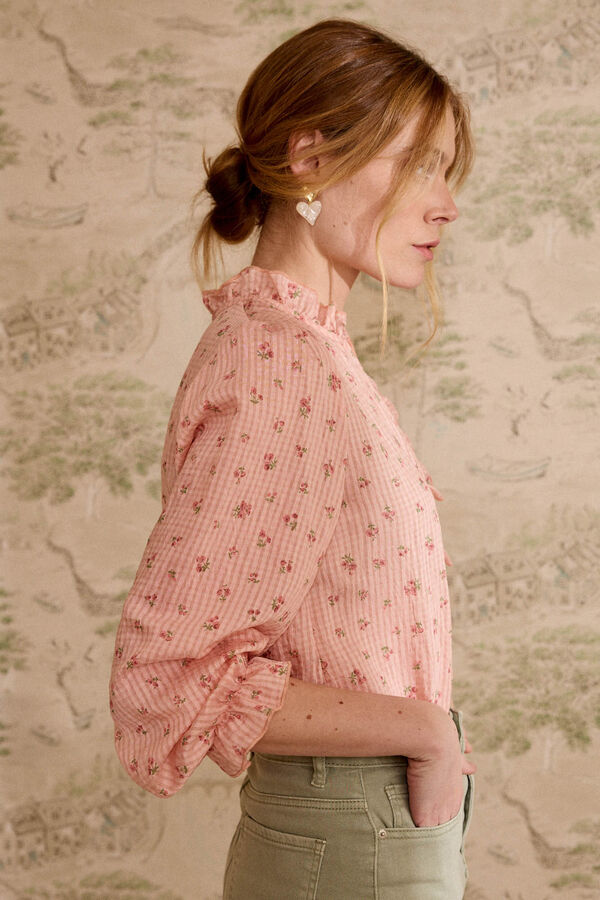 Pol&iacute;n Et Moi Camisa floral Selvina Subiu