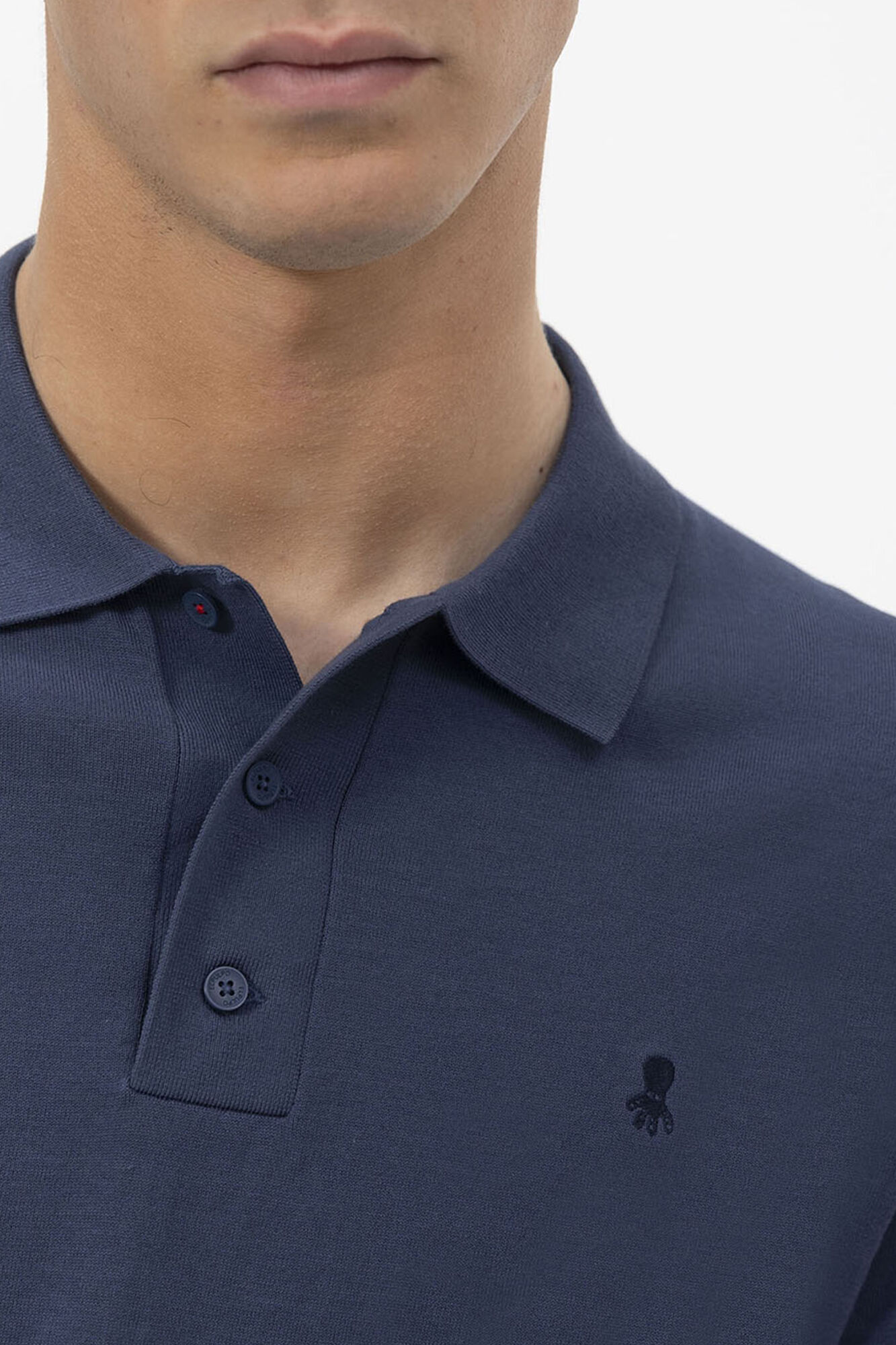 elPulpo Polo de punto crepe b&aacute;sica