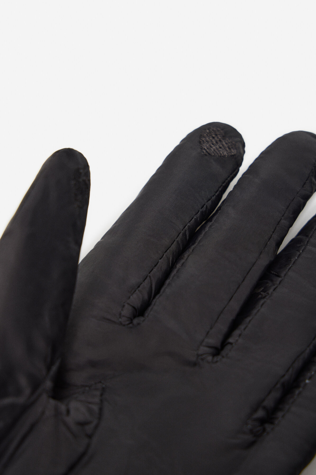 Cortefiel Luva de nylon com pelo