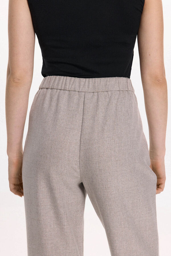 Vila Pantal&oacute;n de vestir con viscosa Gris
