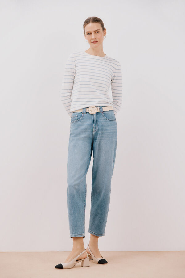 Cortefiel Jersey rayas bicolor Azul