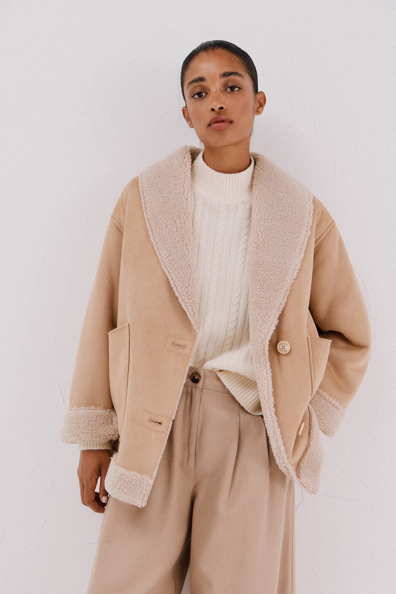 Cortefiel Cazadora efecto doble faz