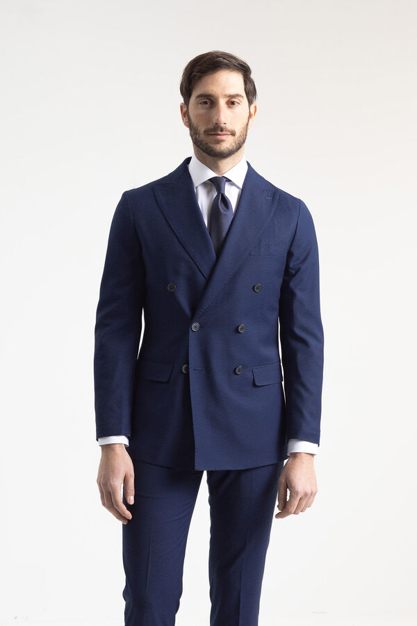 PuroEGO Traje cruzado Azul oscuro