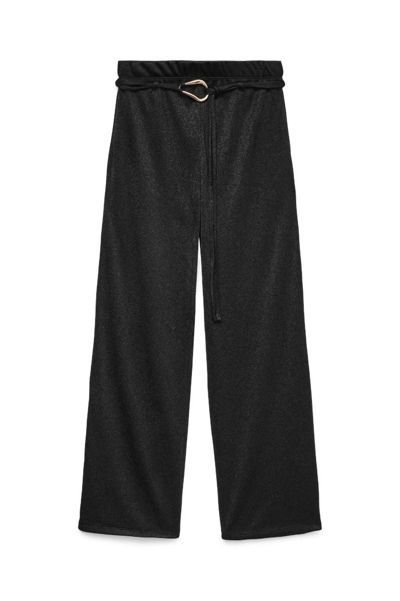Vero Moda Pantal&oacute;n largo de punto detalle hebilla