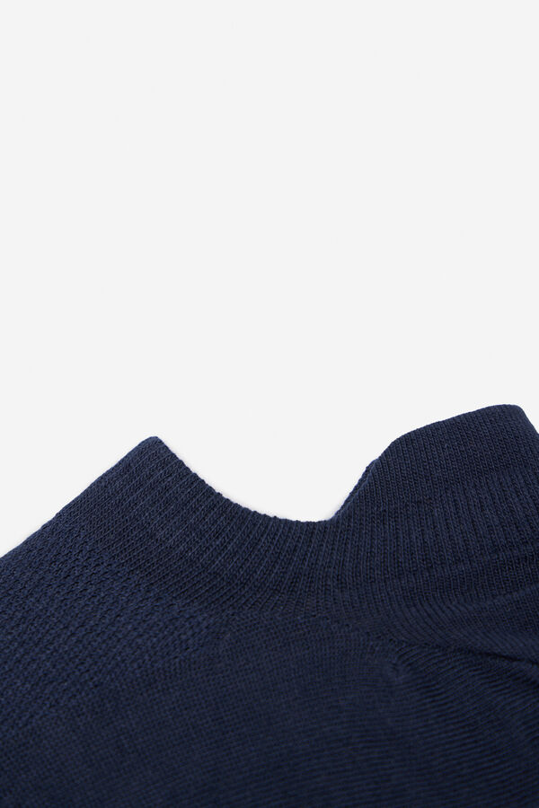 Cortefiel Calcet&iacute;n tobillero coolmax Azul marino