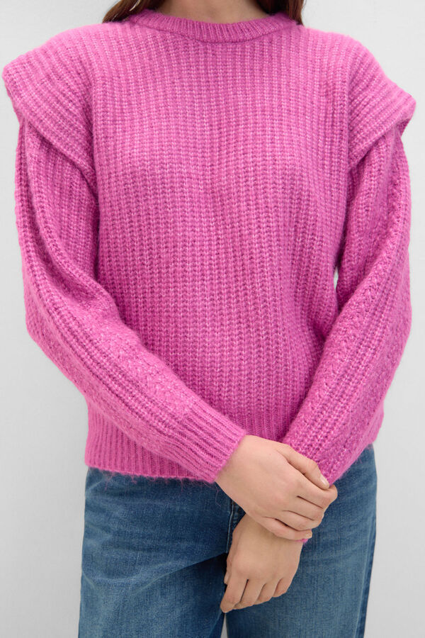 Cortefiel Camisola de malha bordada Subiu