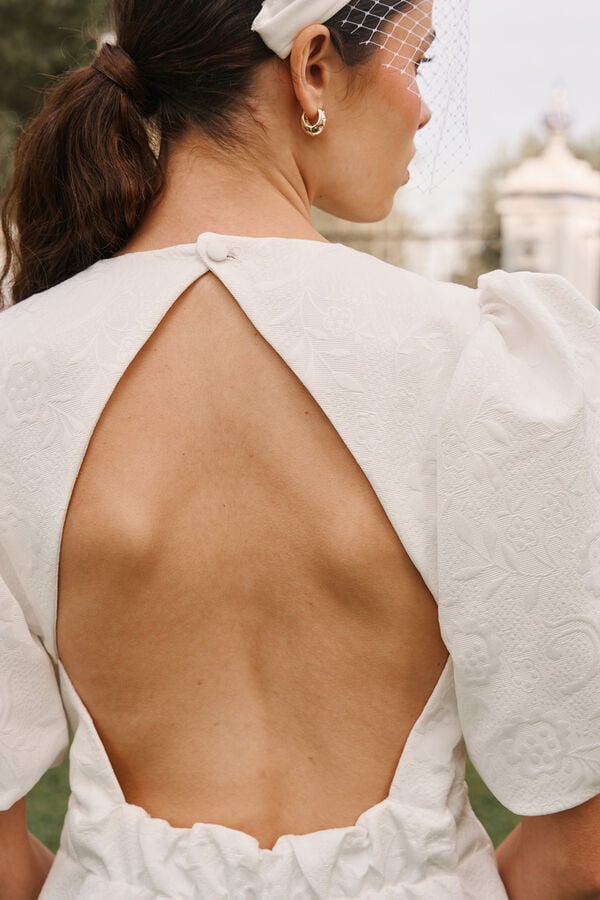 Pol&iacute;n Et Moi Vestido de novia Camelia Blanco