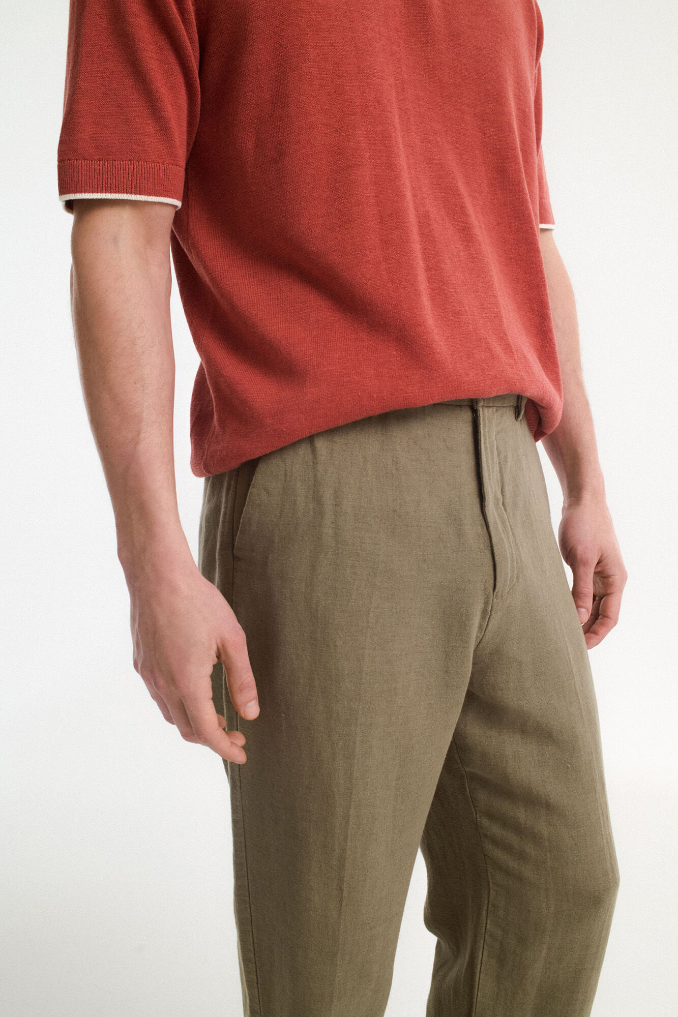 Selected Pantal&oacute;n de lino Relaxed Fit