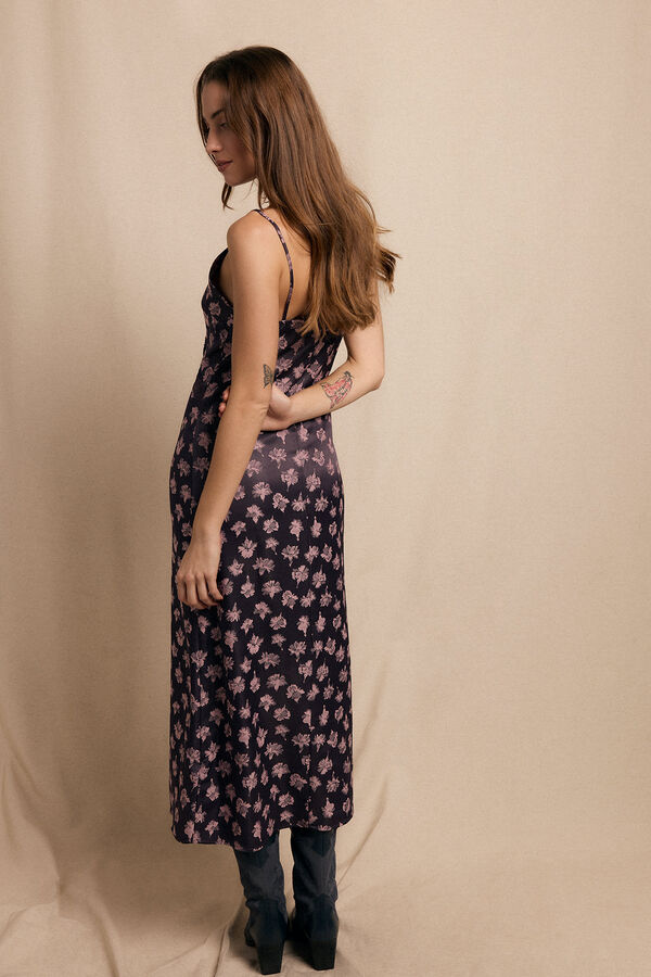 Slowlove Vestido lencero Roxo