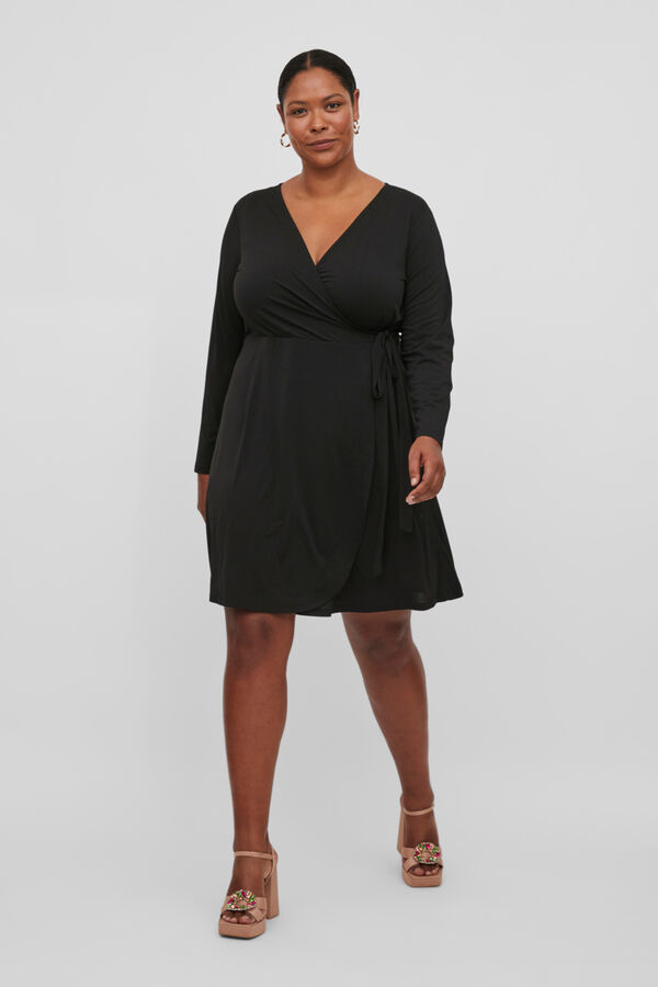 Evoked by Vila Vestido envolvente Negro