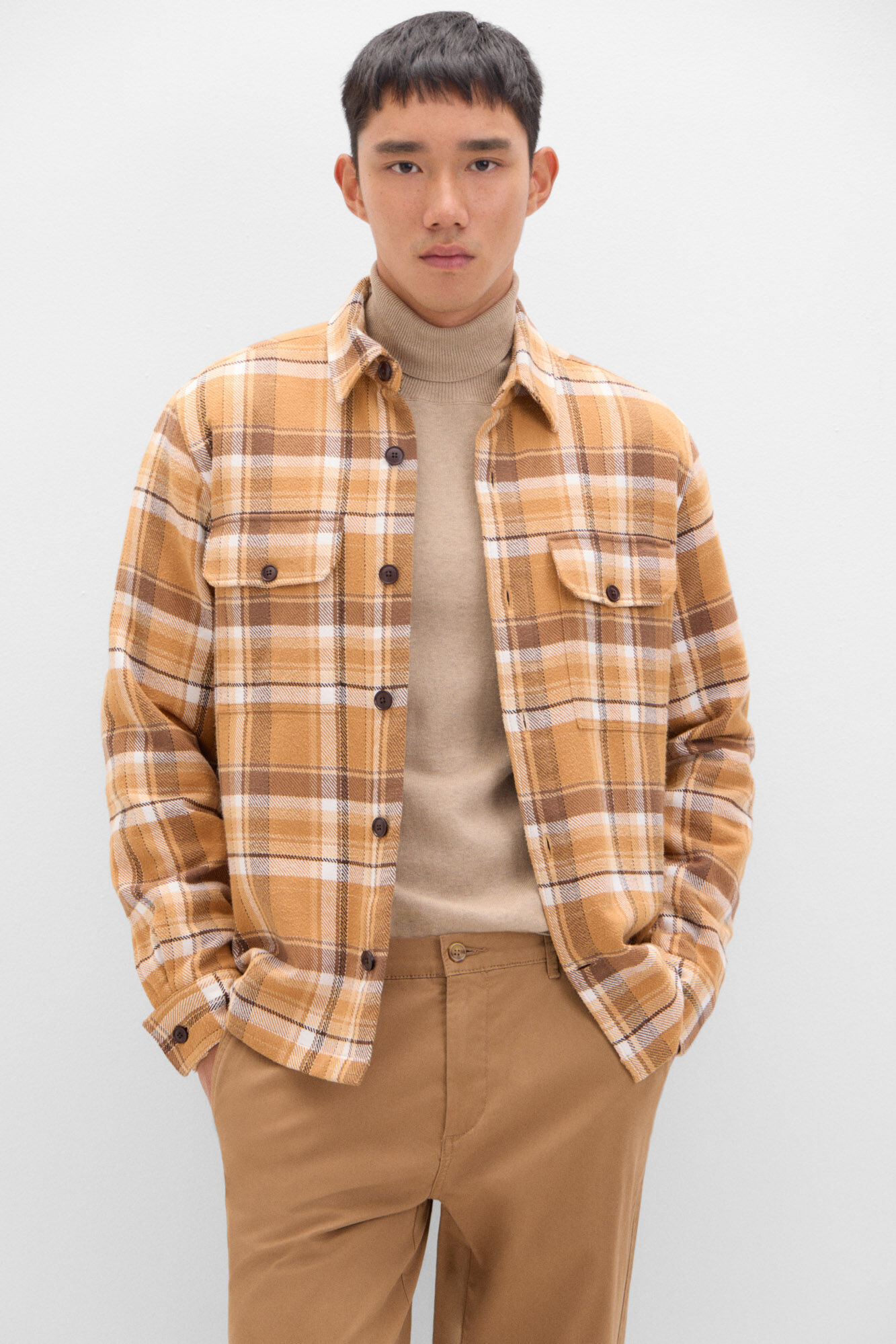 Cortefiel Sobrecamisa acolchoada xadrez