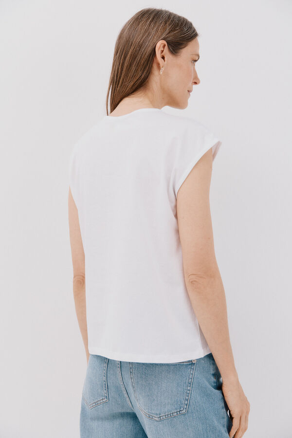 Cortefiel T-shirt estampada Verde