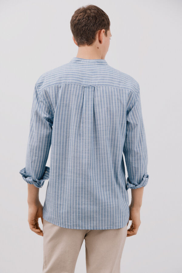 Cortefiel Camiseta riscas  Azul