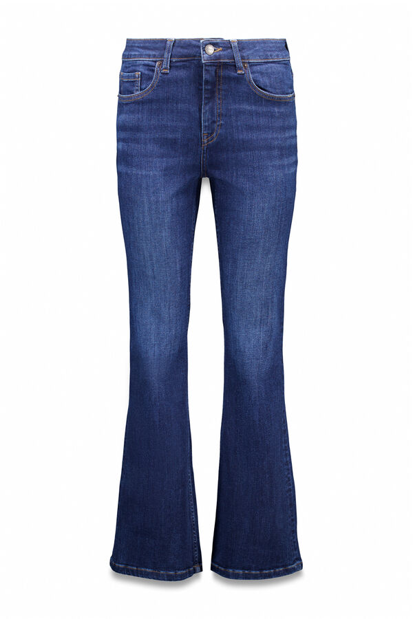 Cortefiel Jeans boca de sino Azul