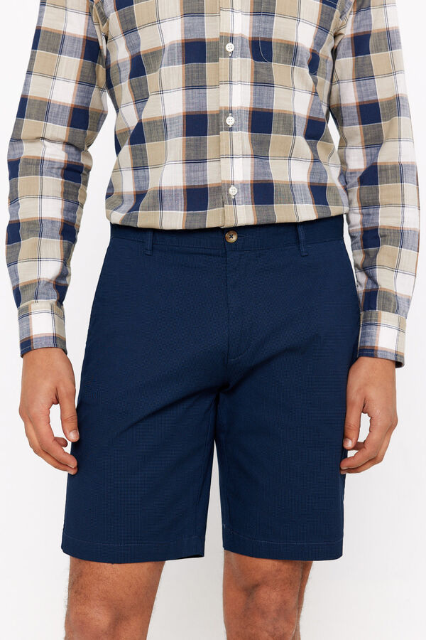 Cortefiel Bermuda chino Azul